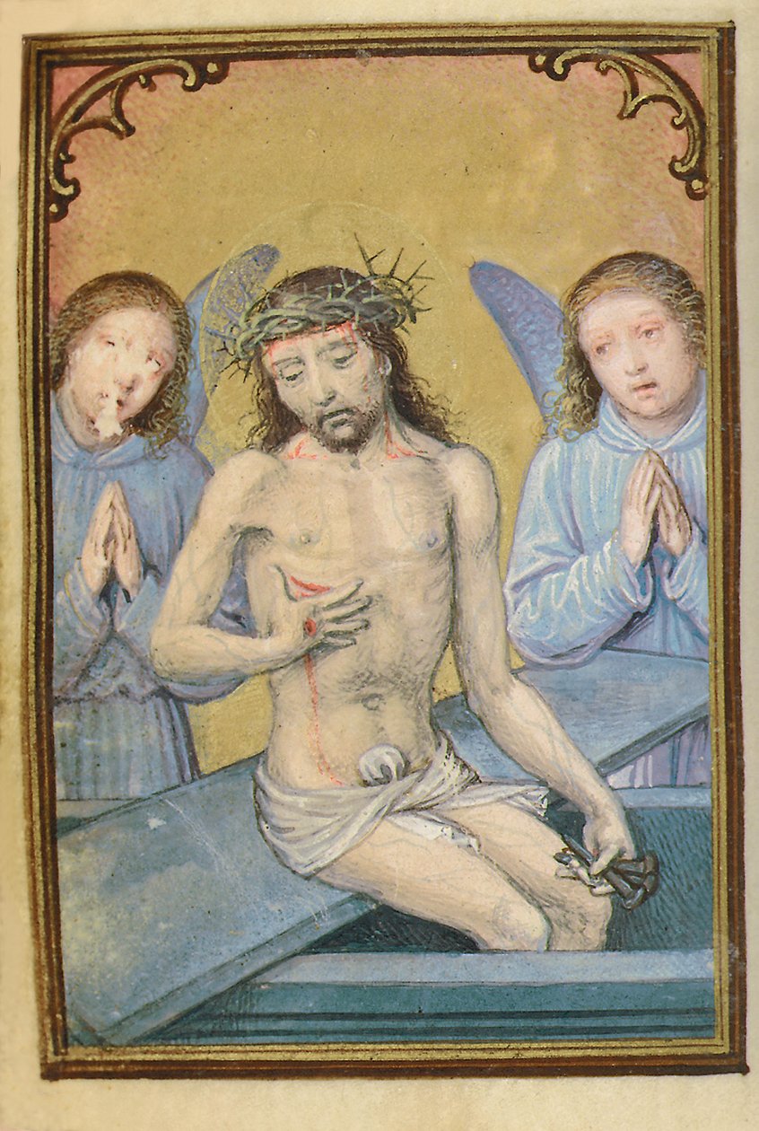 Folio pienoistuntikirjasta, Rooman käyttö, Brugge, 1530-35 tekijältä Simon Bening