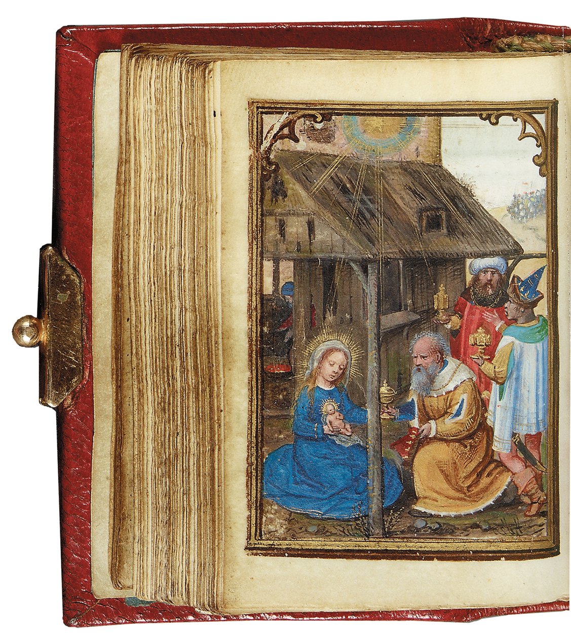 Folio pienoistuntikirjasta, Rooman käyttö, Brugge, 1530-35 tekijältä Simon Bening