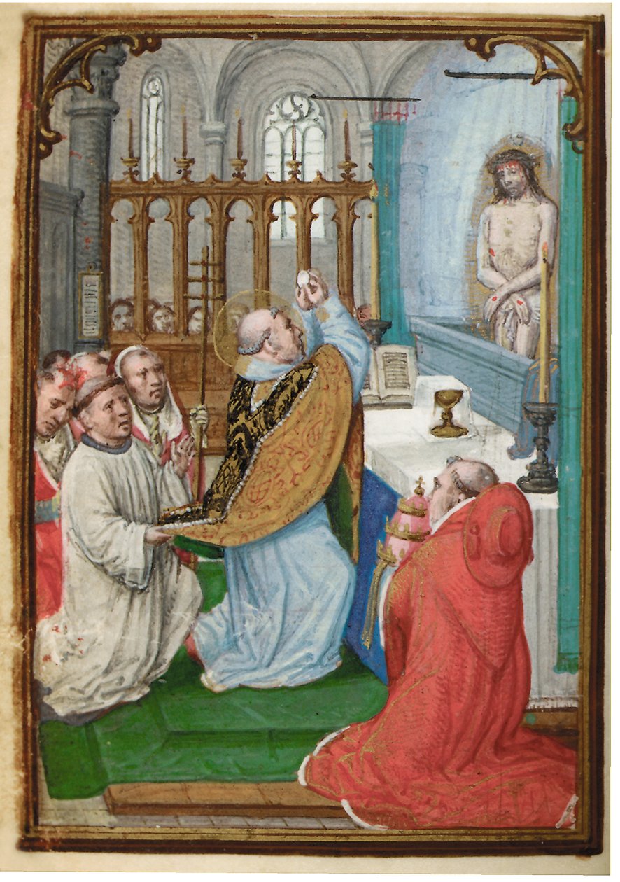Folio pienoistuntikirjasta, Rooman käyttö, Brugge, 1530-35 tekijältä Simon Bening