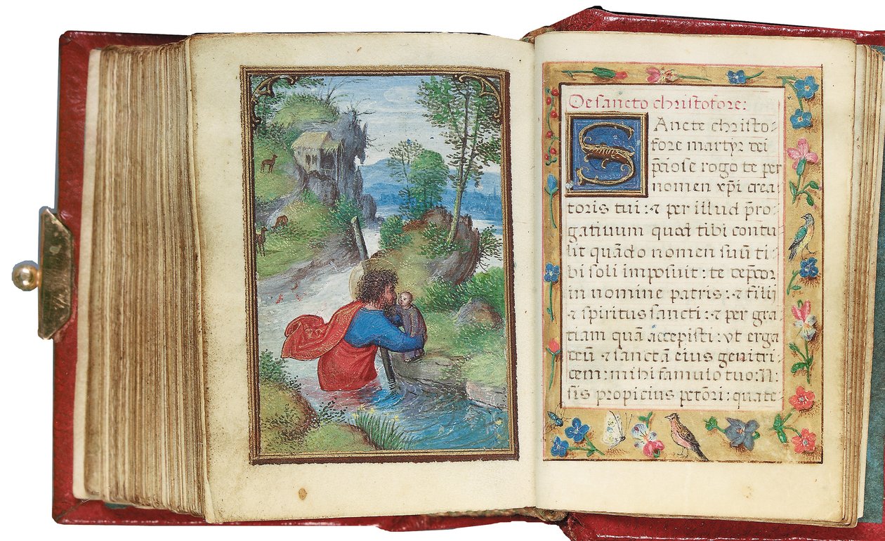 Folio pienoistuntikirjasta, Rooman käyttö, Brugge, 1530-35 tekijältä Simon Bening