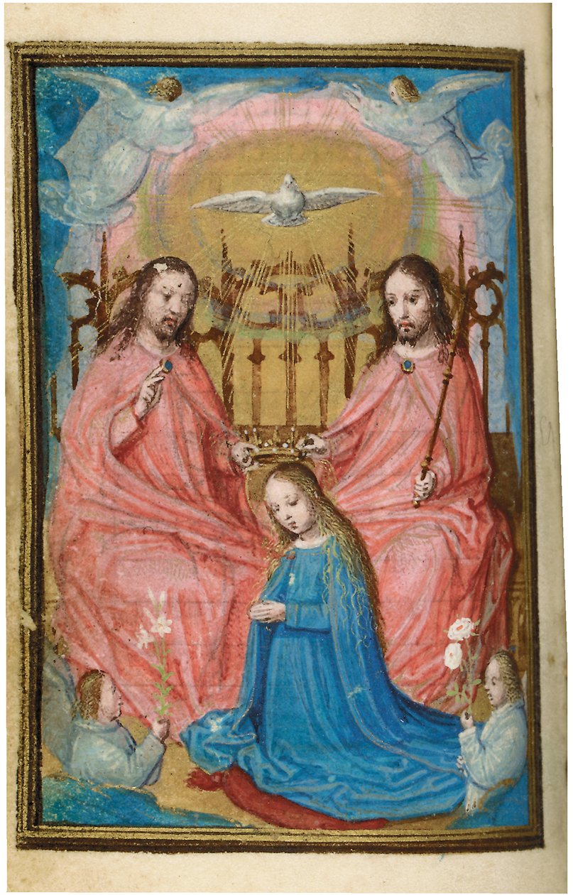 Folio pienoistuntikirjasta, Rooman käyttö, Brugge, 1530-35 tekijältä Simon Bening