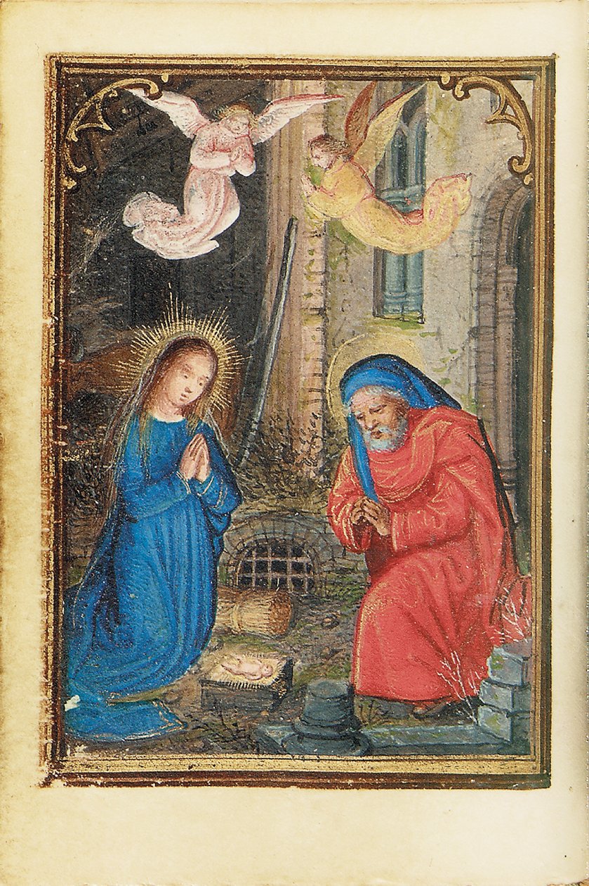 Folio pienoistuntikirjasta, Rooman käyttö, Brugge, 1530-35 tekijältä Simon Bening