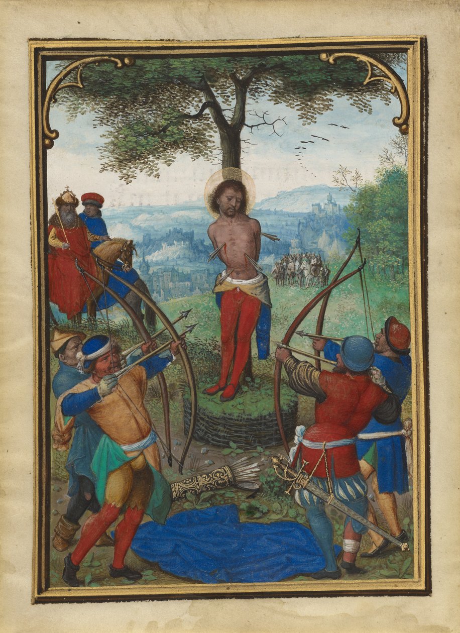 Das Martyrium des Heiligen Sebastian tekijältä Simon Bening