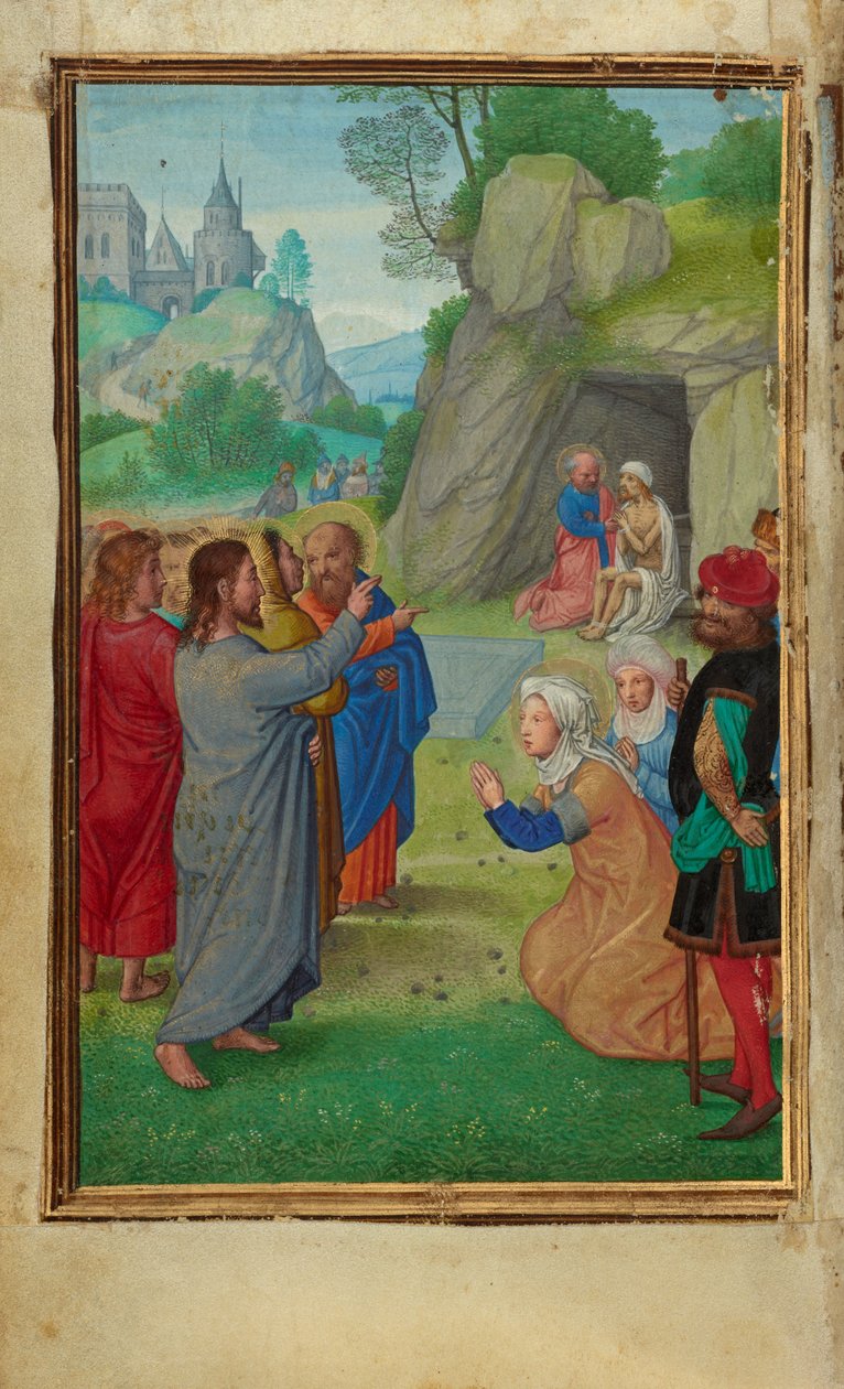 Die Auferweckung des Lazarus tekijältä Simon Bening