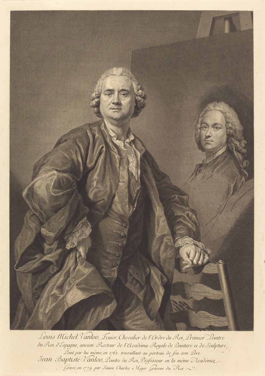 Louis Michel Vanloo tekijältä Simon Charles Miger after Louis Michel Van Loo