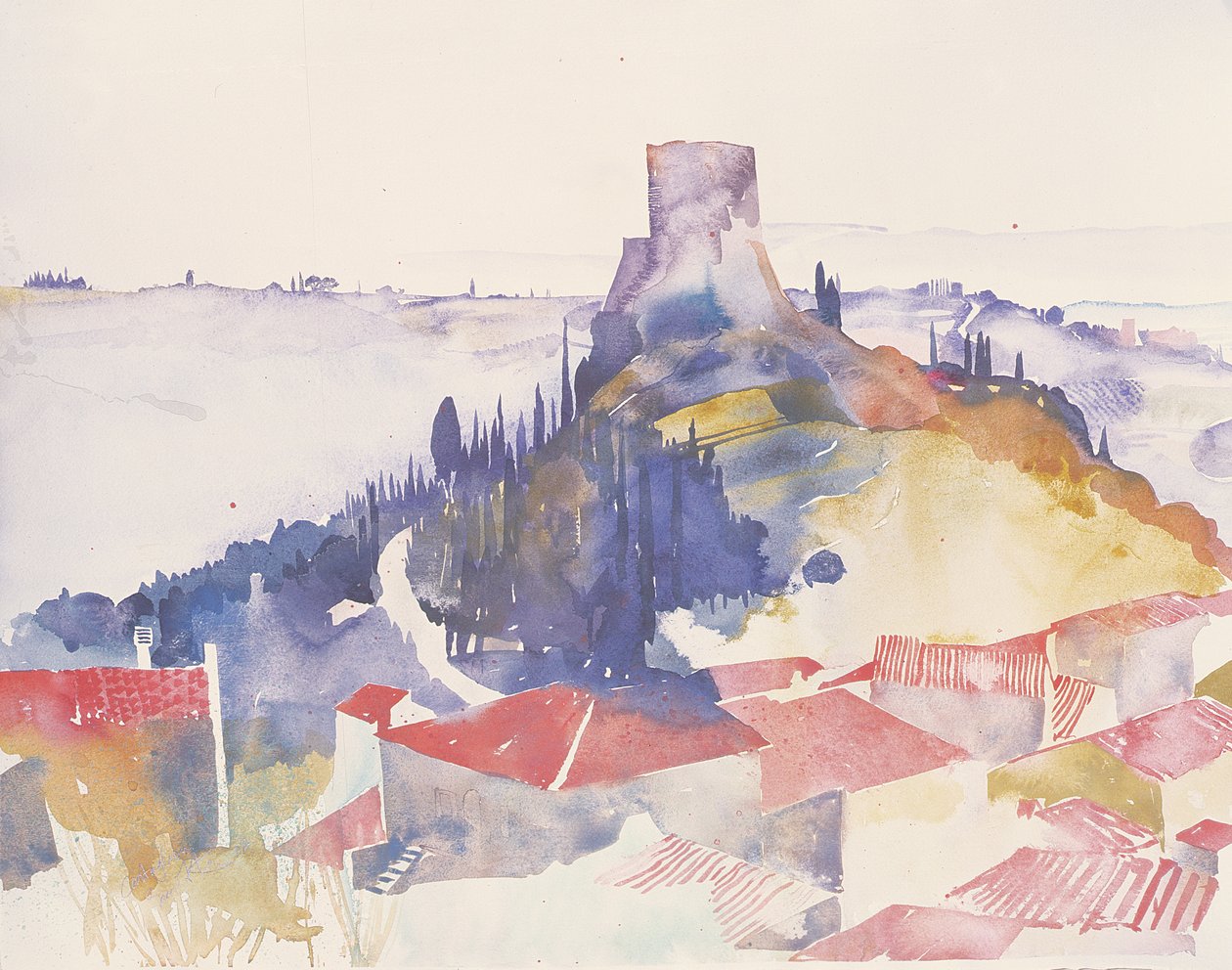 Castiglioni, Italia, 2002 (akvarelli). tekijältä Simon Fletcher