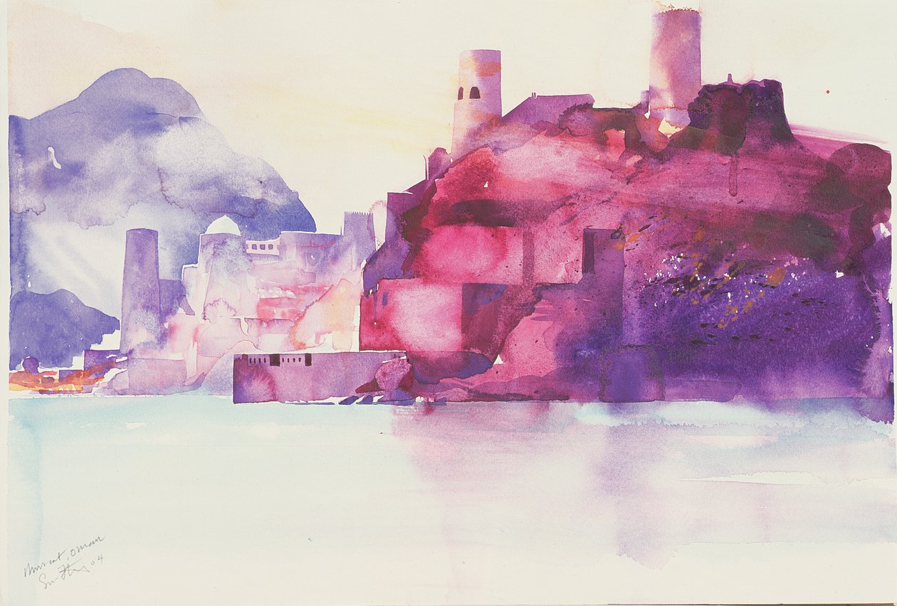 Muscat Oman, 2004 (vesiväri) tekijältä Simon Fletcher