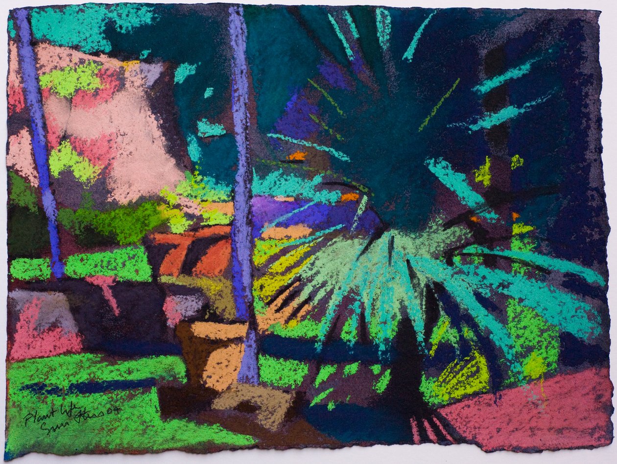 Plant Life II (pastelli paperille) tekijältä Simon Fletcher