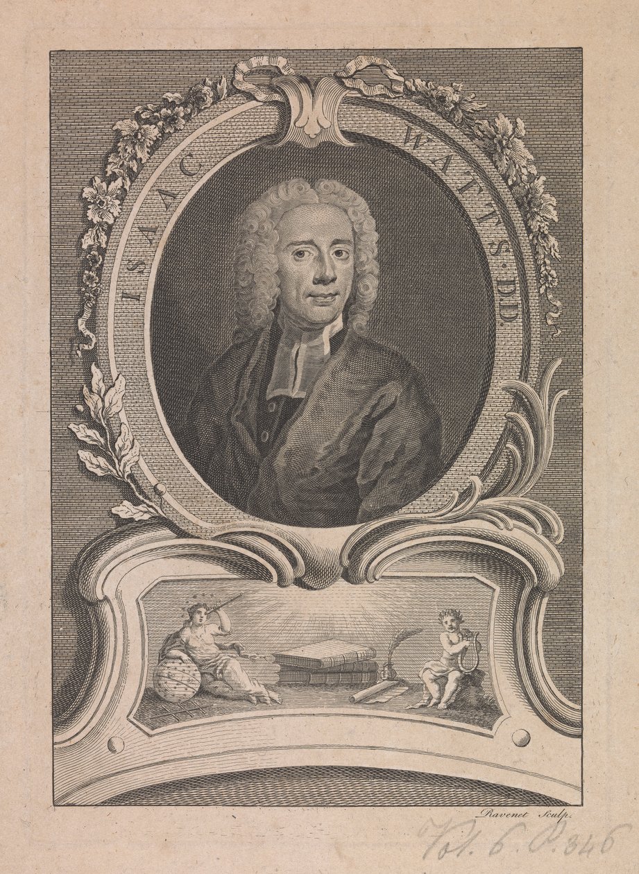 Isaac Watts tekijältä Simon Francois Ravenet