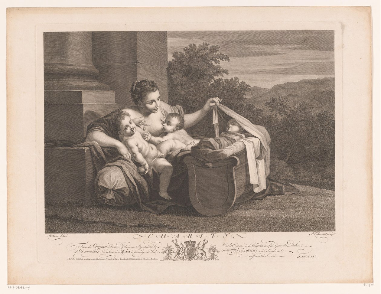 hyväntekeväisyys Hyväntekeväisyys (nimi esineessä) 1700-luvun maalauksia Devonshiren kokoelmasta (sarjan nimi) tekijältä Simon François Ravenet (le vieux)
