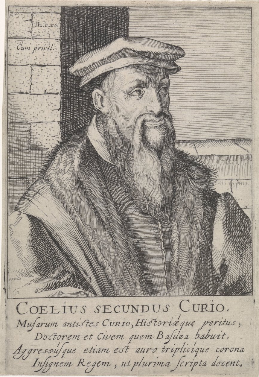 Caelius Secundus Curion muotokuva tekijältä Simon Frisius