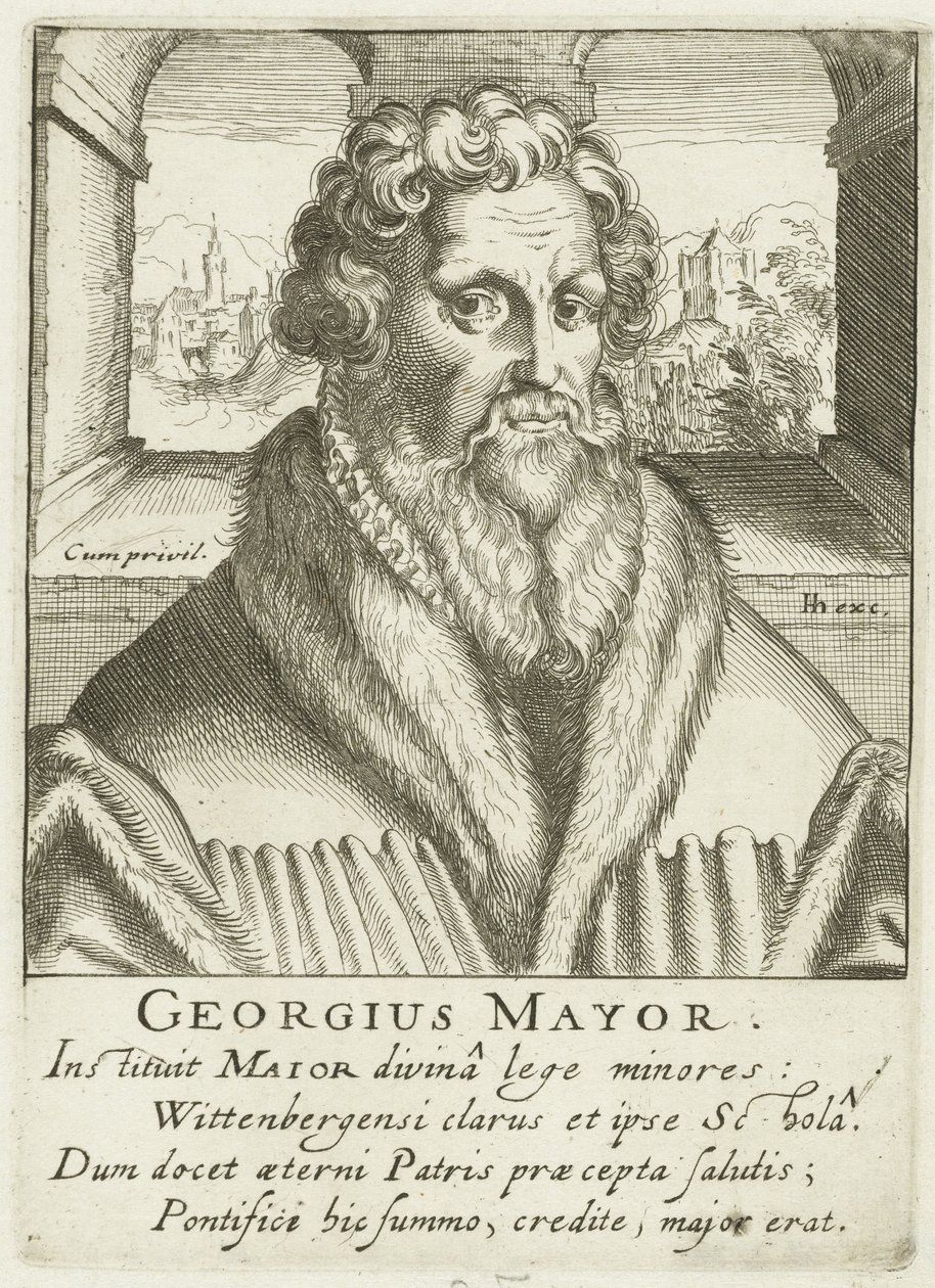 Georgius Mayrin muotokuva tekijältä Simon Frisius
