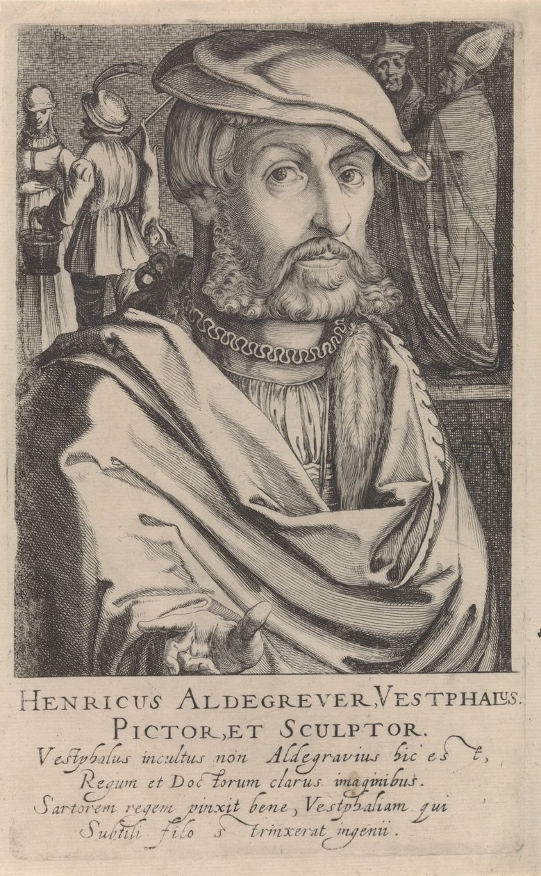 Heinrich Aldegreverin muotokuva tekijältä Simon Frisius