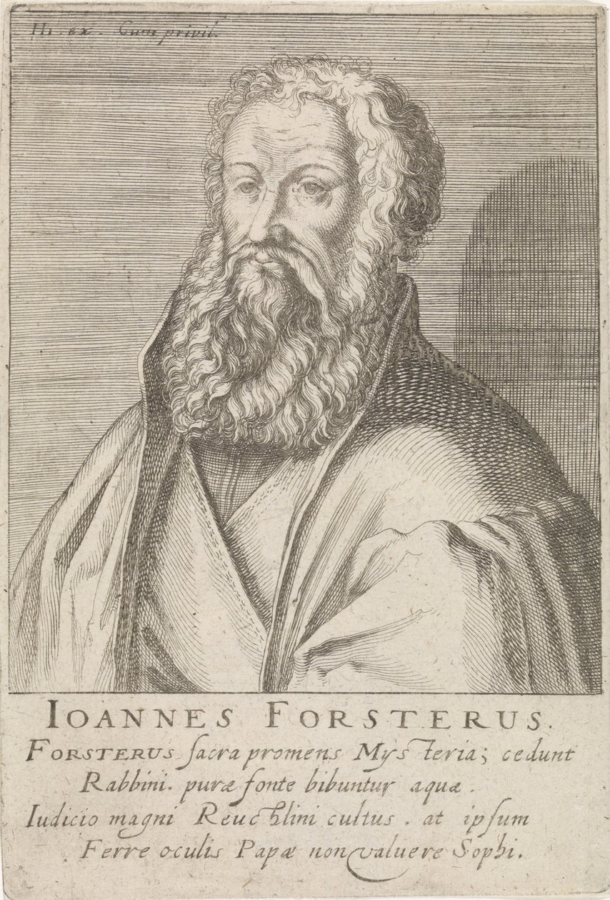 Johann Forsterin muotokuva tekijältä Simon Frisius
