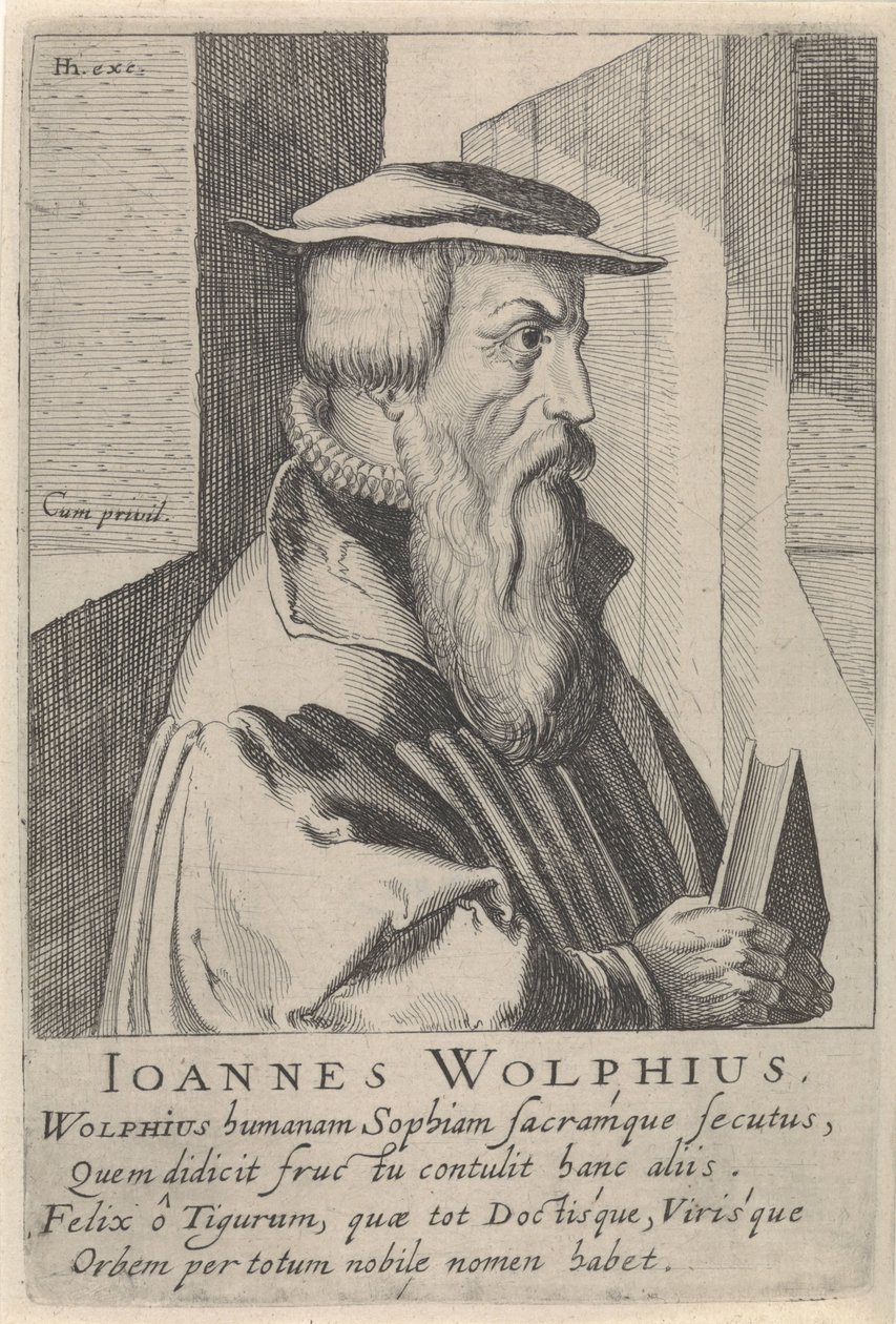 Johann Wolfin muotokuva tekijältä Simon Frisius