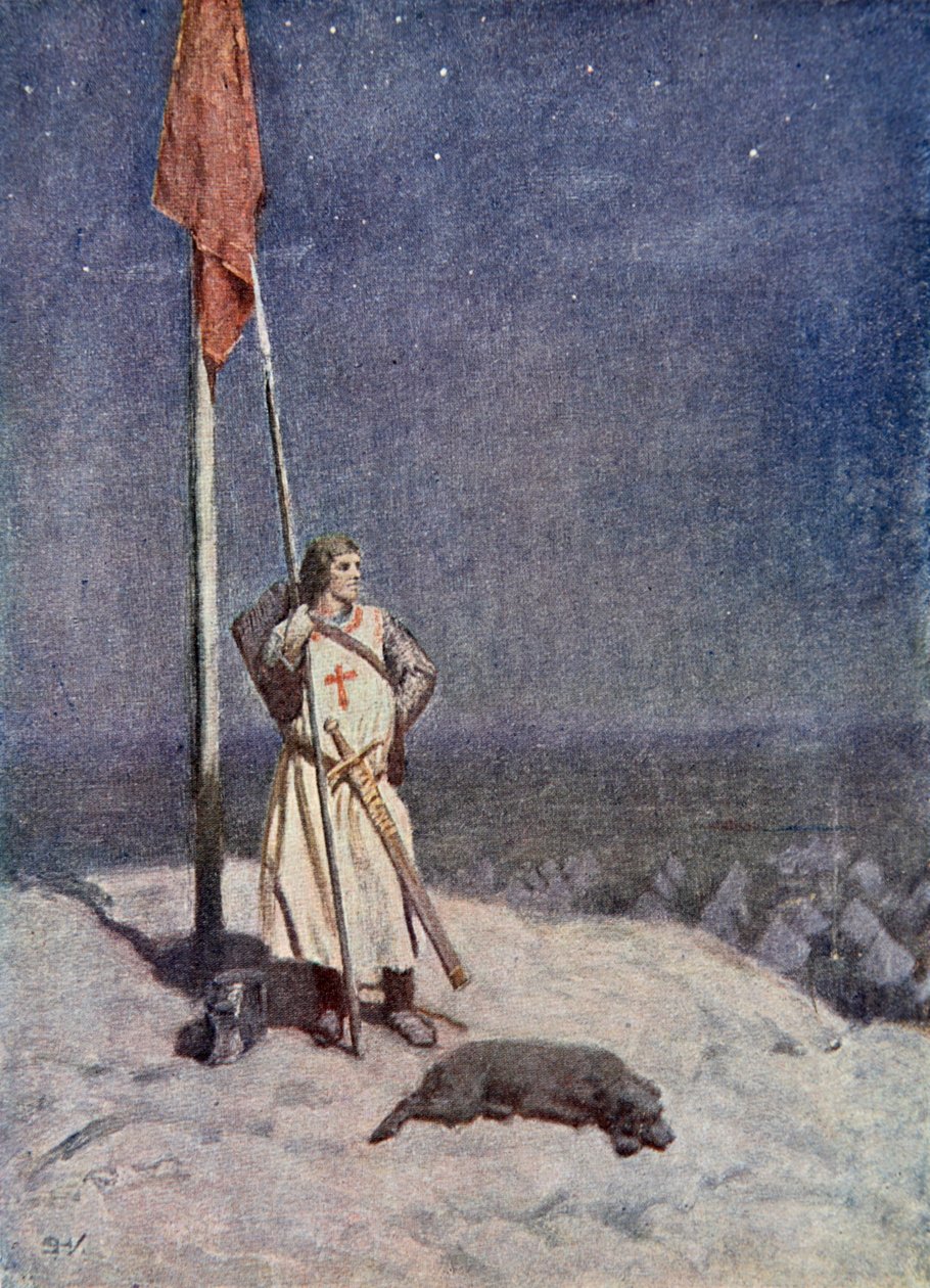Ritari seisoo vartiolla St. George