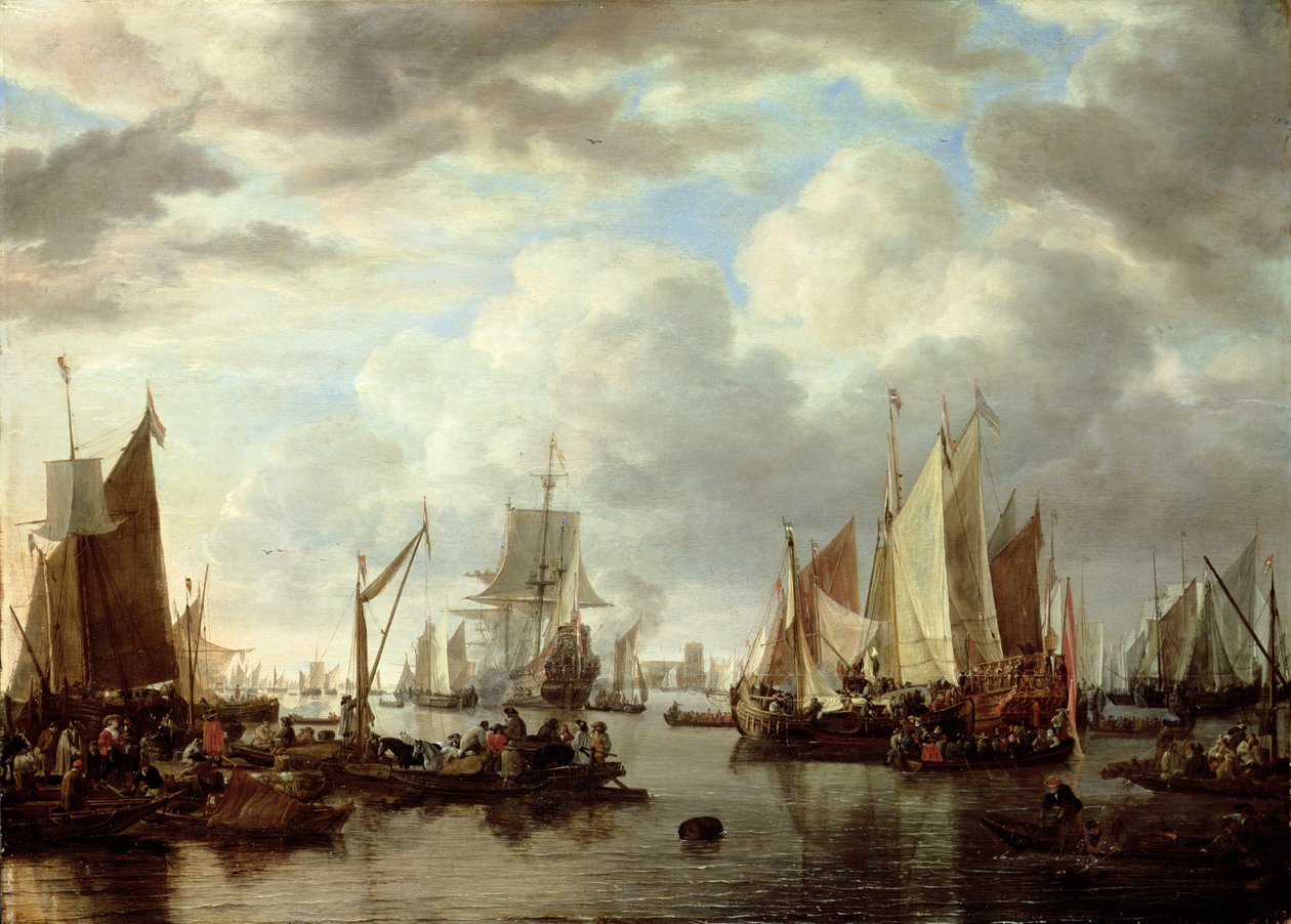 Toimitus ennen Dordrechtia, 1651 tekijältä Simon de Vlieger