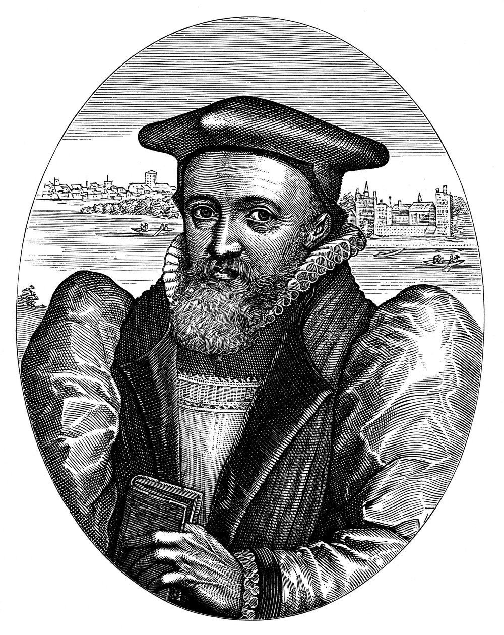 George Abbott 1562-1633, englantilainen pappi ja Canterburyn arkkipiispa, 1600-luku tekijältä Simon Pass