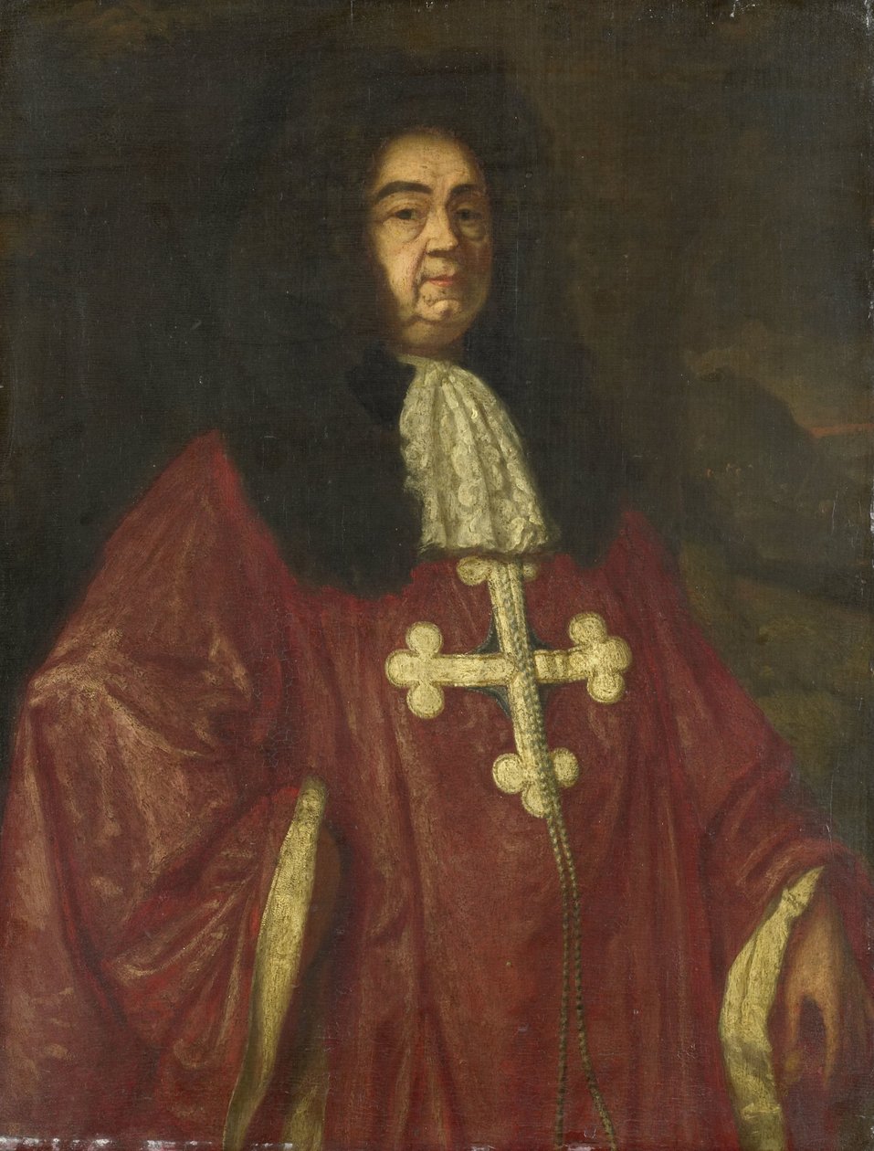 Muotokuva Johannes Camprich van Cronefeltistä, Pyhän Mauriuksen ja Pyhän Lasaruksen ritarikunnan ritarista, keisarillisen Saksan Haagi-suurlähettilästä tekijältä Simon Ruys