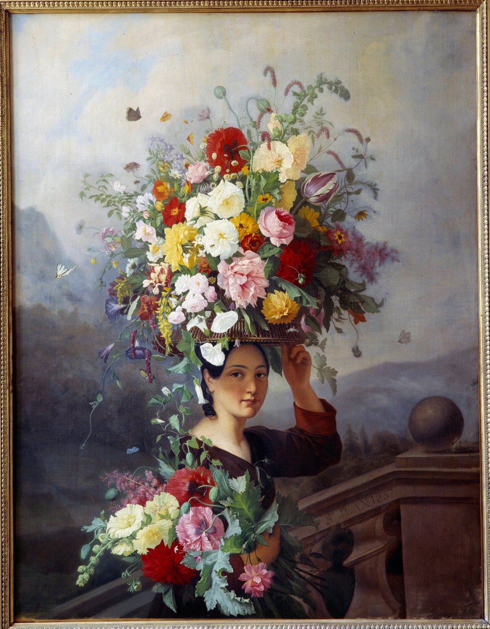 puutarhuri Simon Saint-Jeanin (1808-1860) maalaus 1837 su. 1,29 x 1,65 m Lyon, Kuvataidemuseo tekijältä Simon Saint Jean