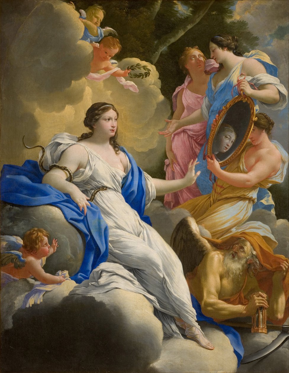 Varovaisuuden allegoria, 1645. tekijältä Simon Vouet