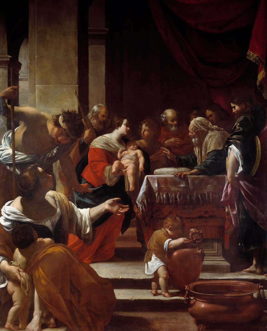 Simon Vouetin (1590-1649) ympärileikkausmaalaus 1622 Napoli, Capodimonten kansallismuseo tekijältä Simon Vouet