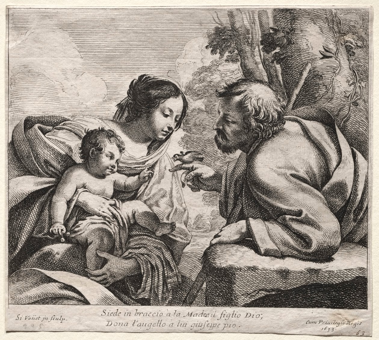 Pyhä perhe tekijältä Simon Vouet