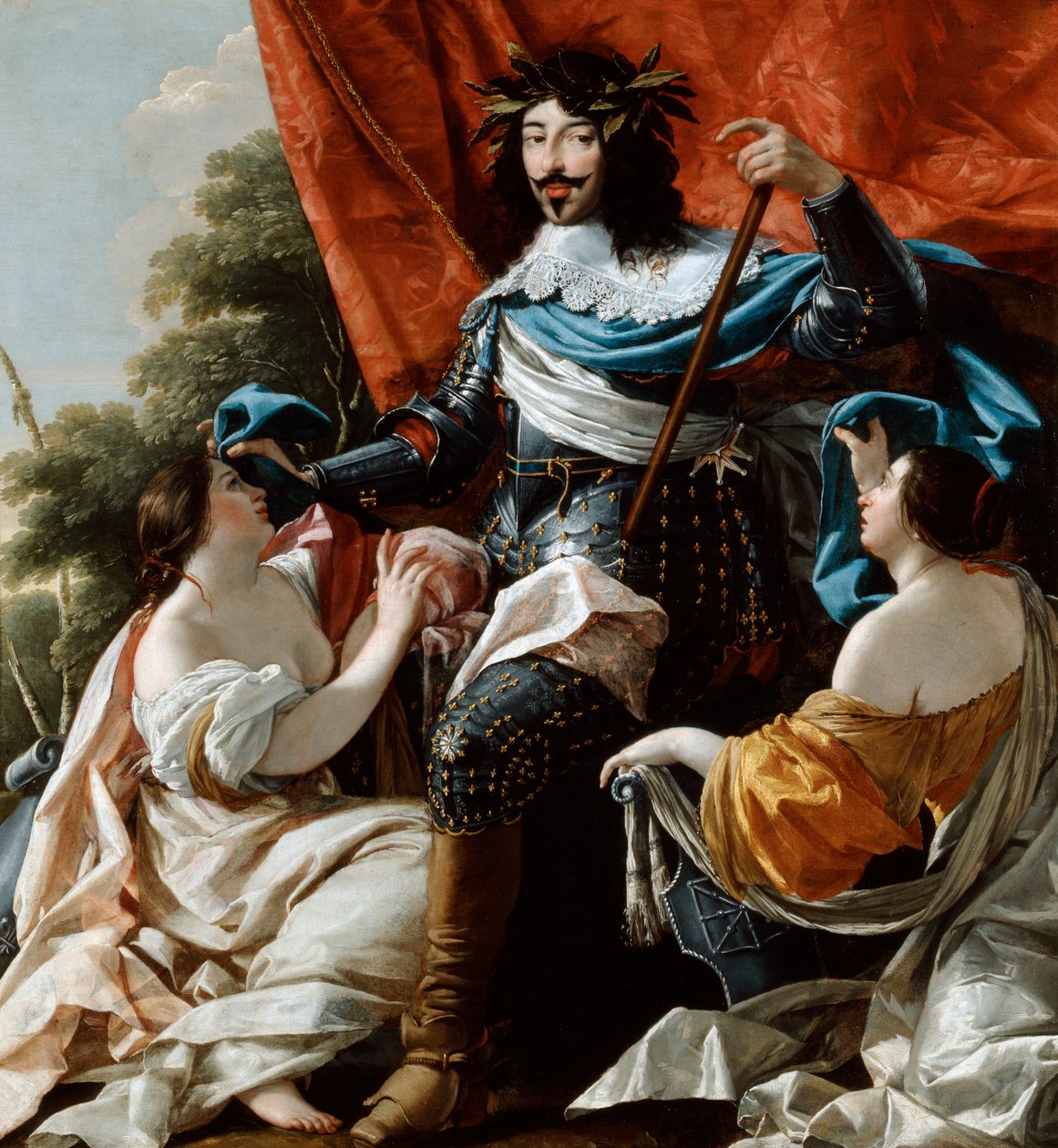 Ludvig XIII, 1600-luku tekijältä Simon Vouet
