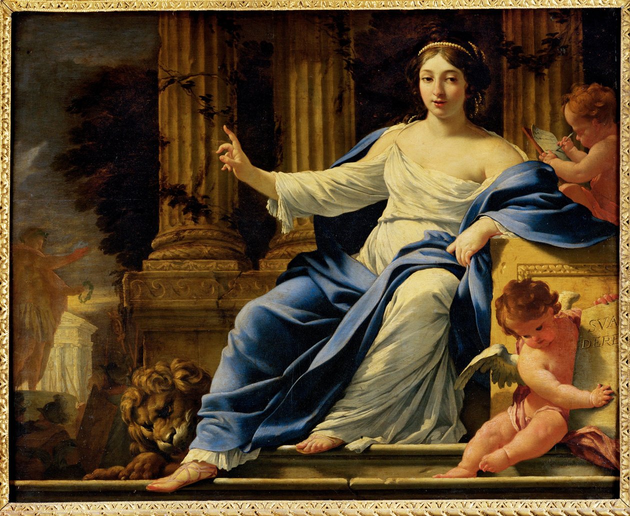 Polymnia, kaunopuheisuuden muusa - Polyhymnia, muse of
kaunopuheisuuden ... tekijältä Simon Vouet