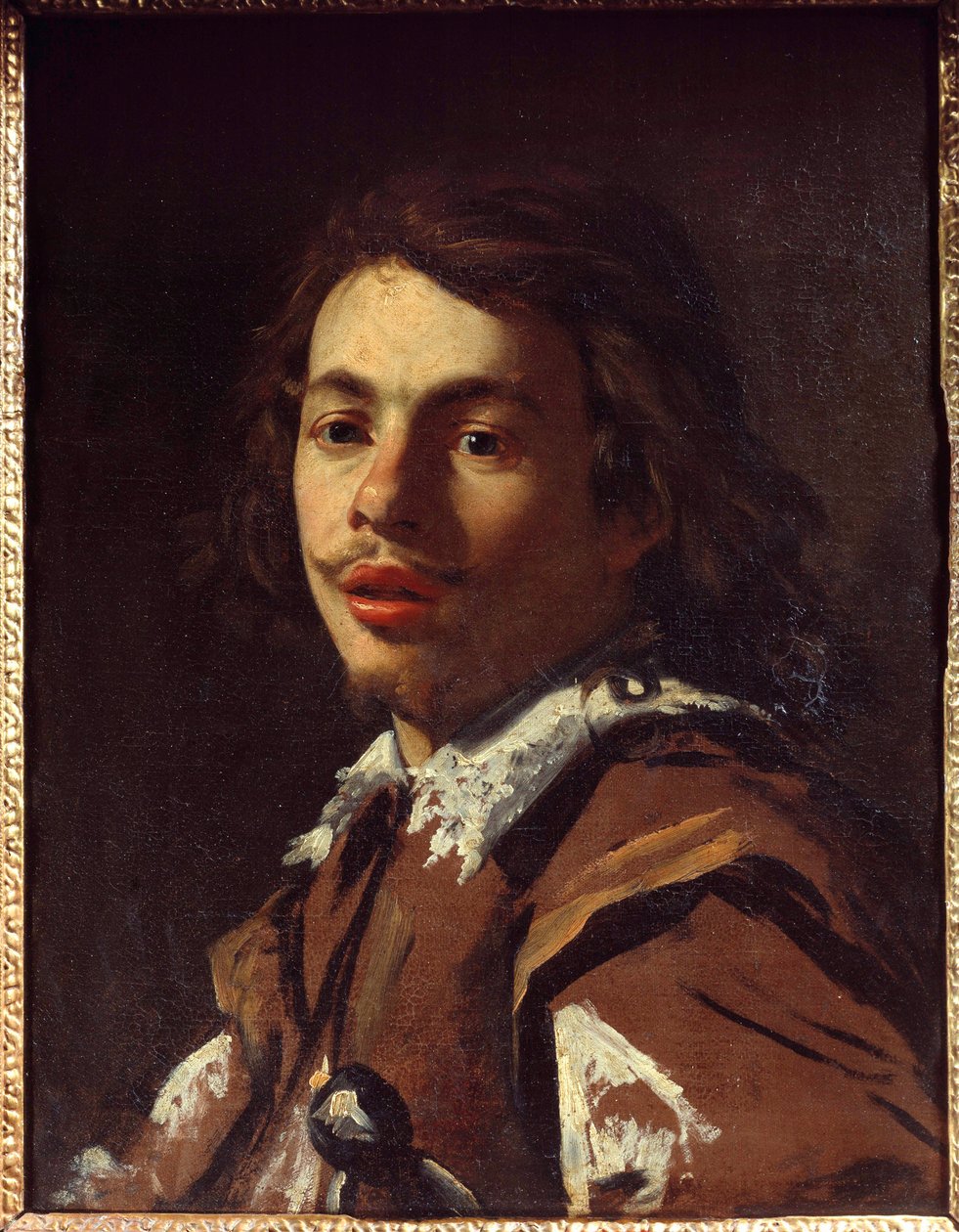 Taiteilijan veljen Aubin Vouetin (1595-1641) muotokuva - Simon Vouetin (1590-1649) maalaus noin 1620, Musee Reattu, Arles tekijältä Simon Vouet