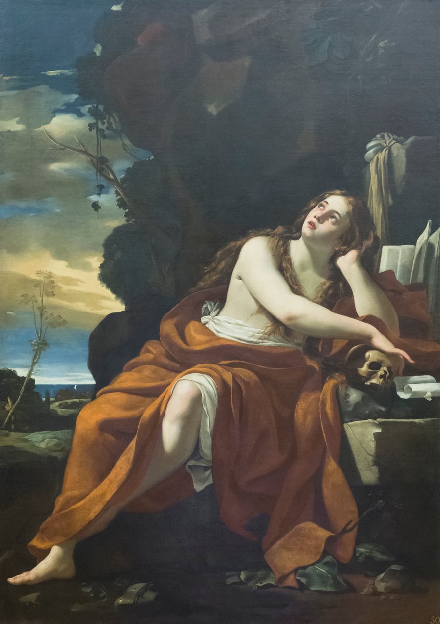 Pyhä Maria Magdaleena katuva tekijältä Simon Vouet