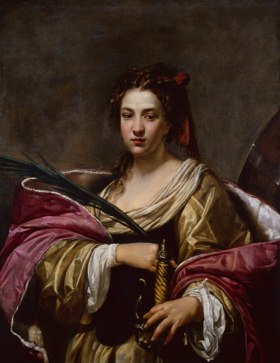 St. Catherine (öljy kankaalle) tekijältä Simon Vouet