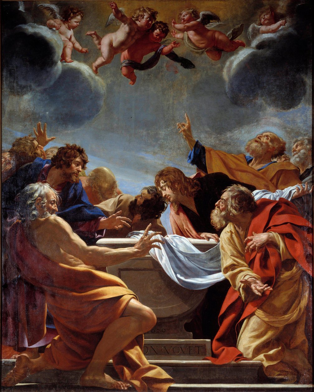 Apotres Neitsyt haudalla Simon Vouet