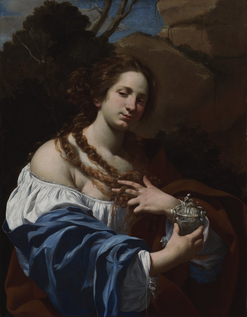 Virginia da Vezzo, taiteilijan vaimo, Magdalanan roolissa tekijältä Simon Vouet