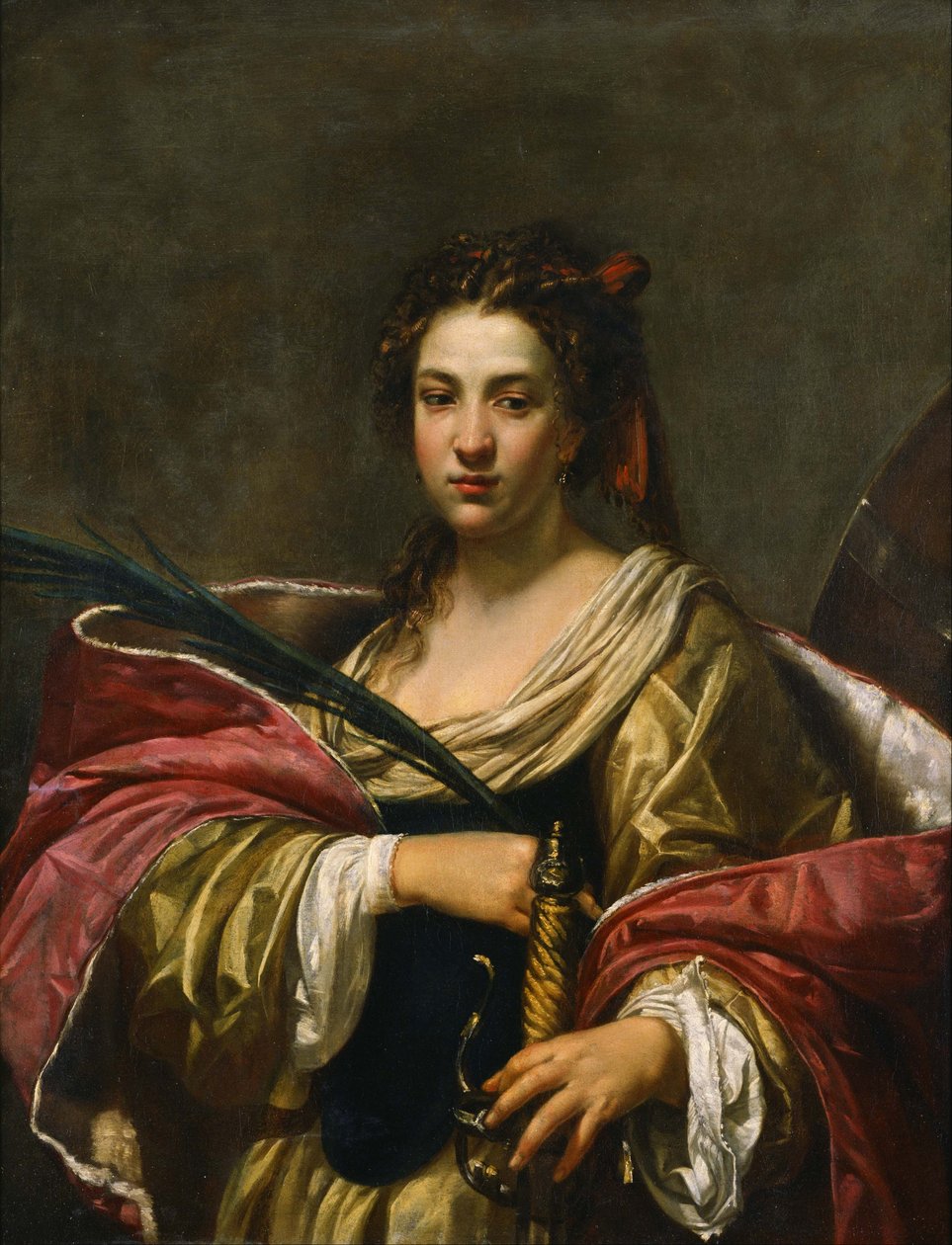 Pyhä Katarina Aleksandriasta tekijältä Simon Vouet