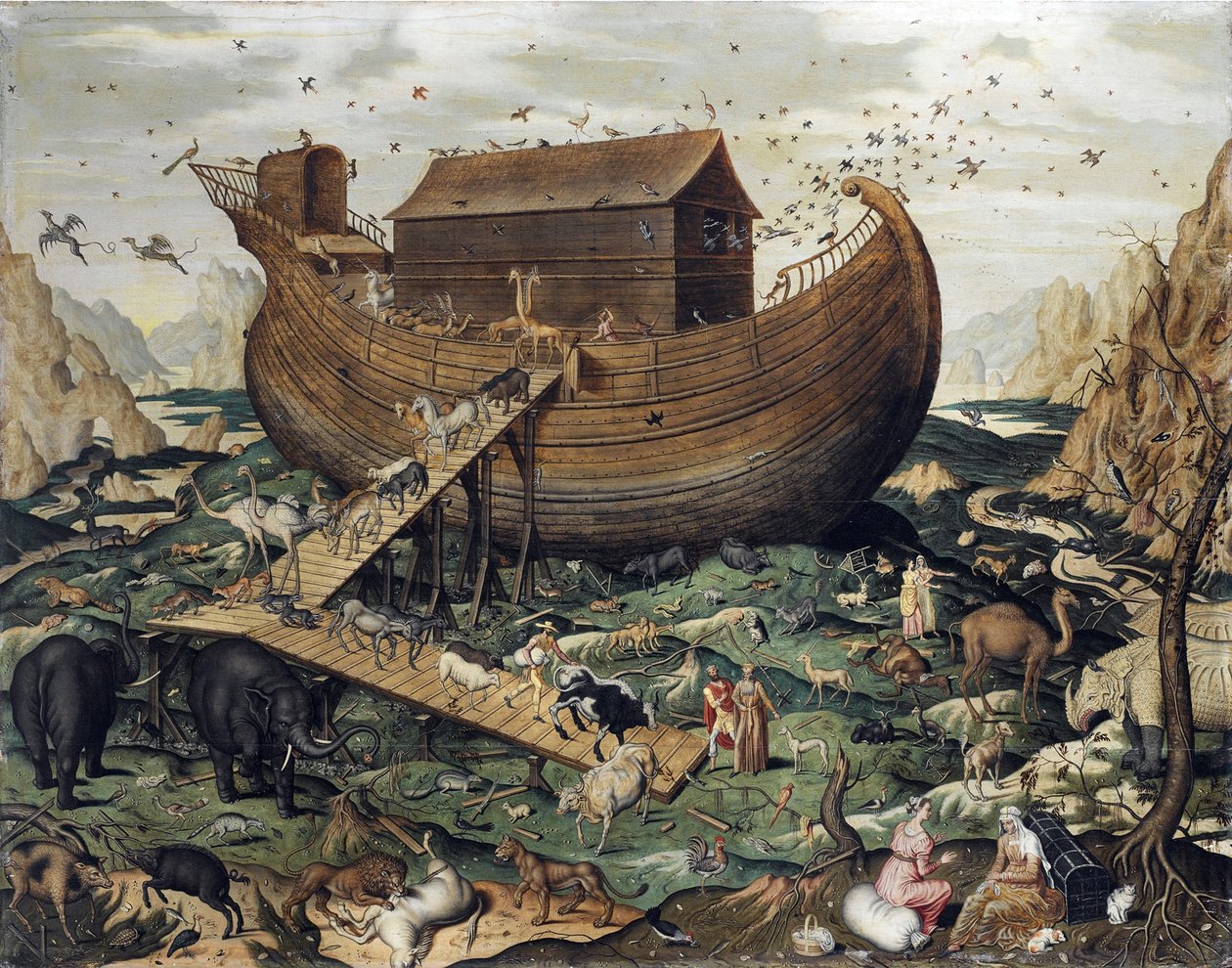 Nooan arkki Ararat-vuorella tekijältä Simon de Myle