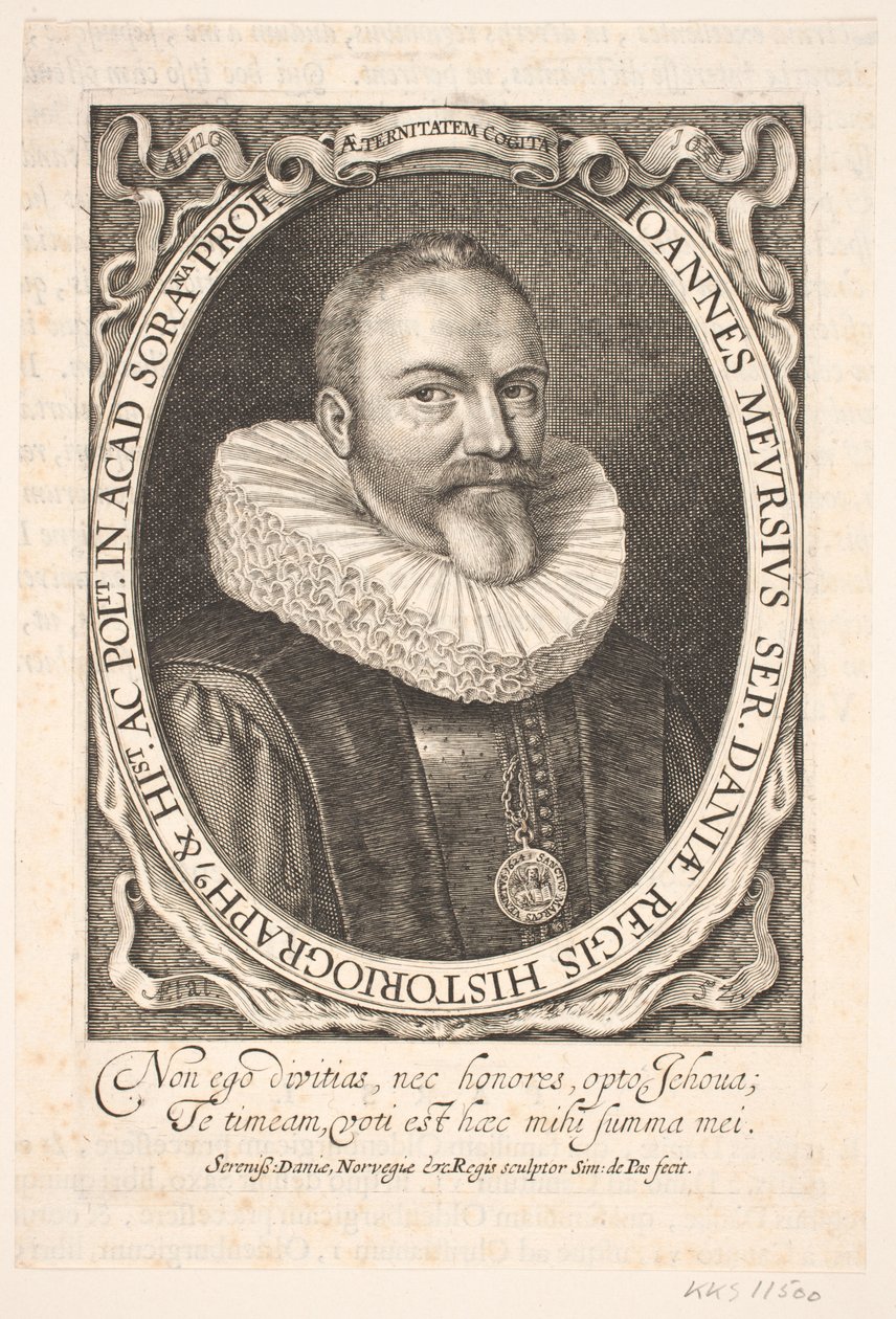 Johannes Meursius, congelig histograf tekijältä Simon de Pas