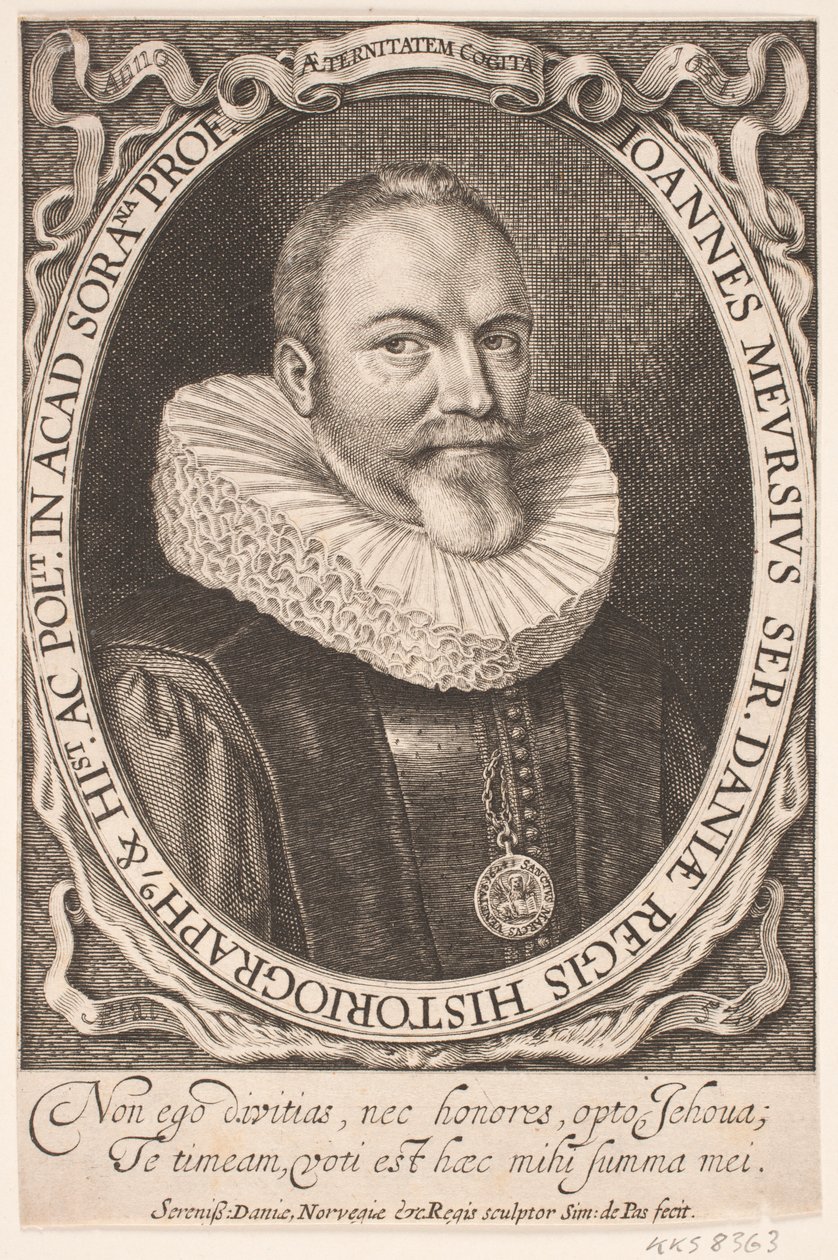Johannes Meursius, congelig histograf tekijältä Simon de Pas