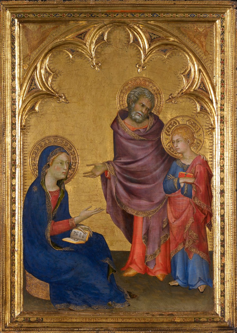Kristus löysi temppelistä tekijältä Simone Martini