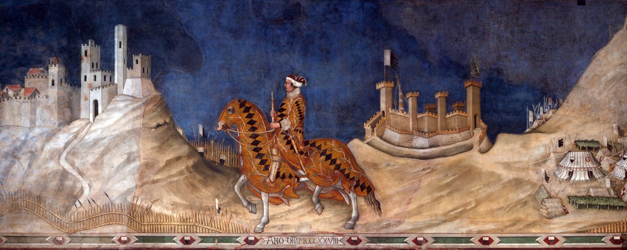 Guidoriccio da Fogliano tekijältä Simone Martini