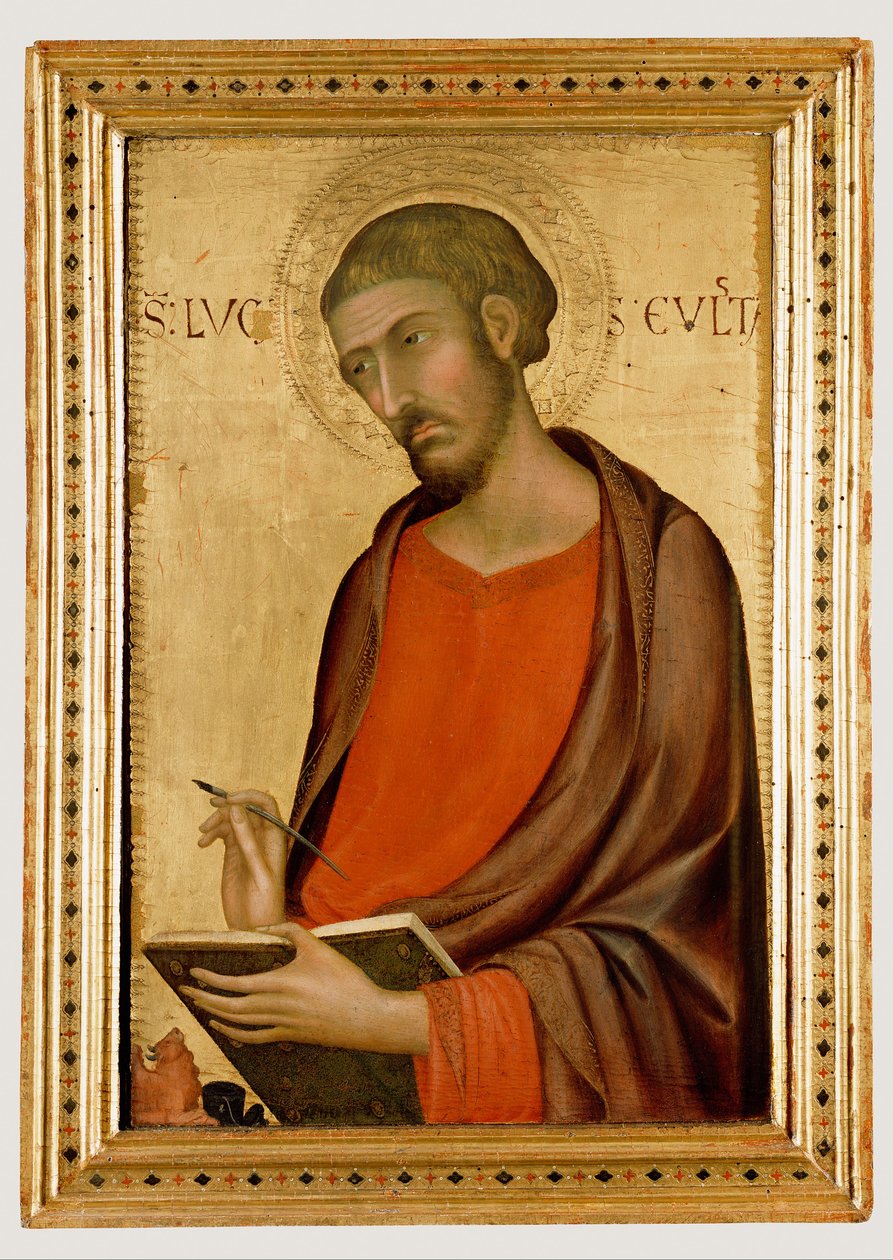 Pyhä Luukas tekijältä Simone Martini