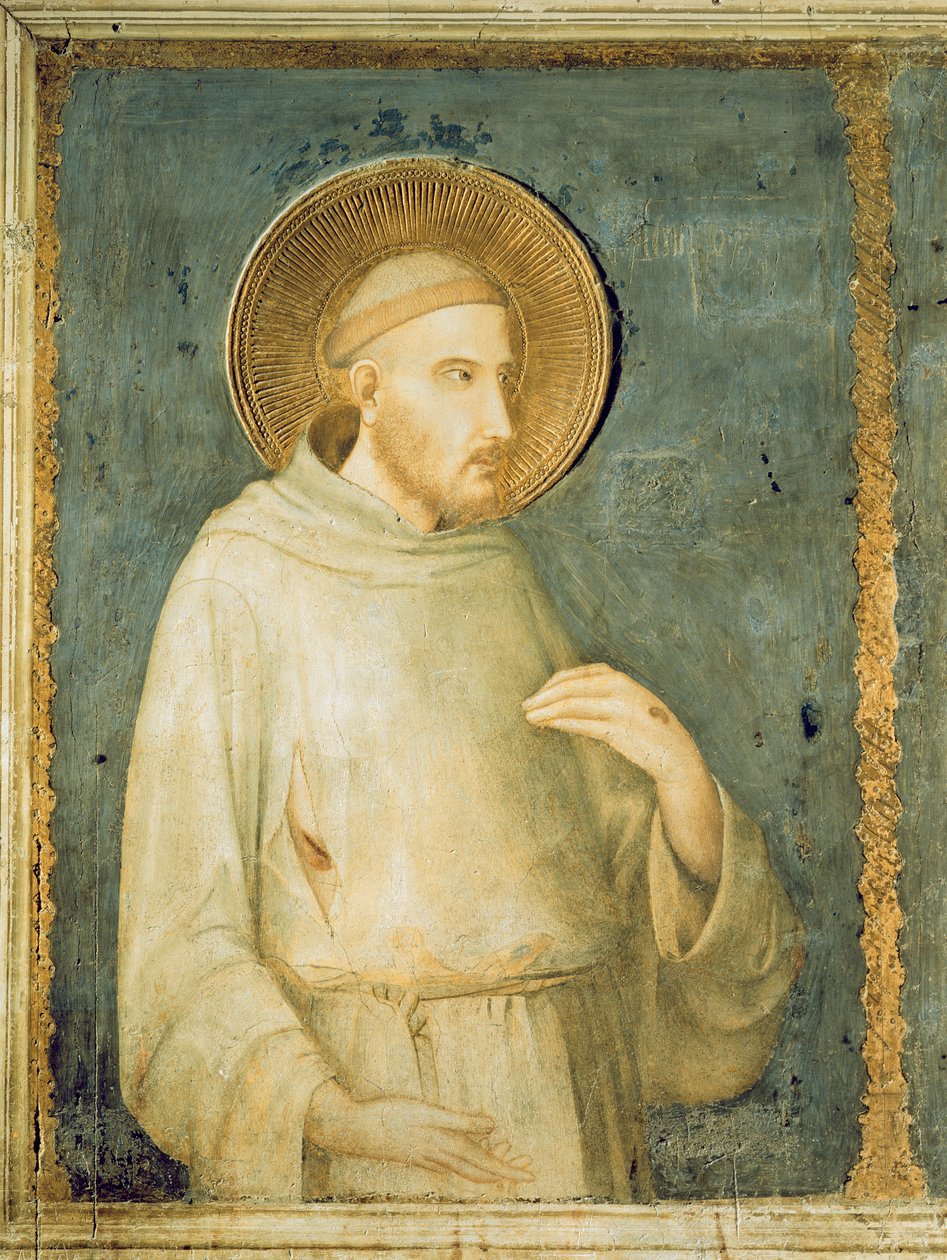 Pyhä Fransiskus, 1318 tekijältä Simone Martini