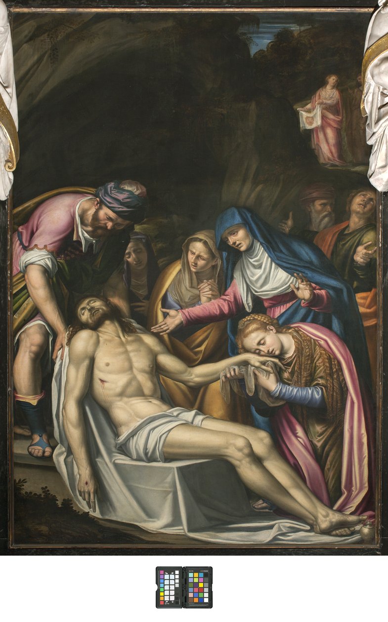 Deposition, 1591 tekijältä Simone Veneziano Peterzano