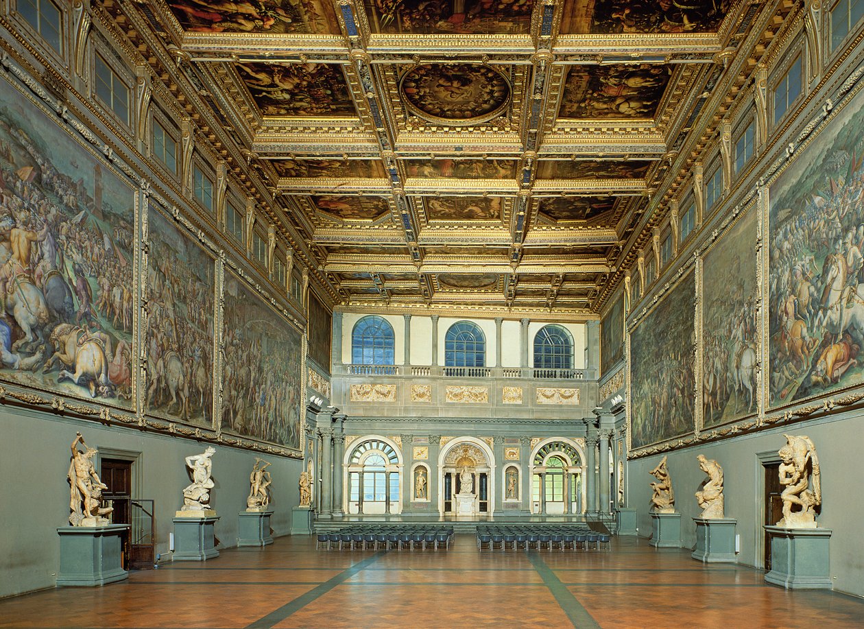 Salone dei Cinquecento, noin 1495 tekijältä Simone del Pollailo