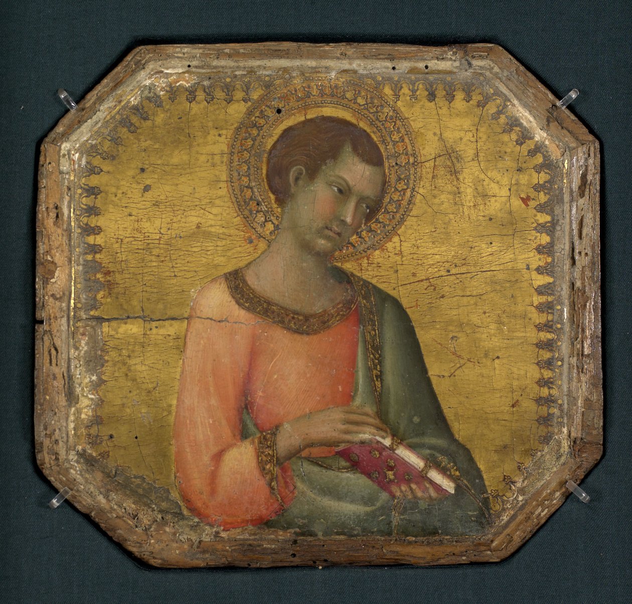 Pyhä pidellen kirjaa, 1344 tekijältä Simone Martini