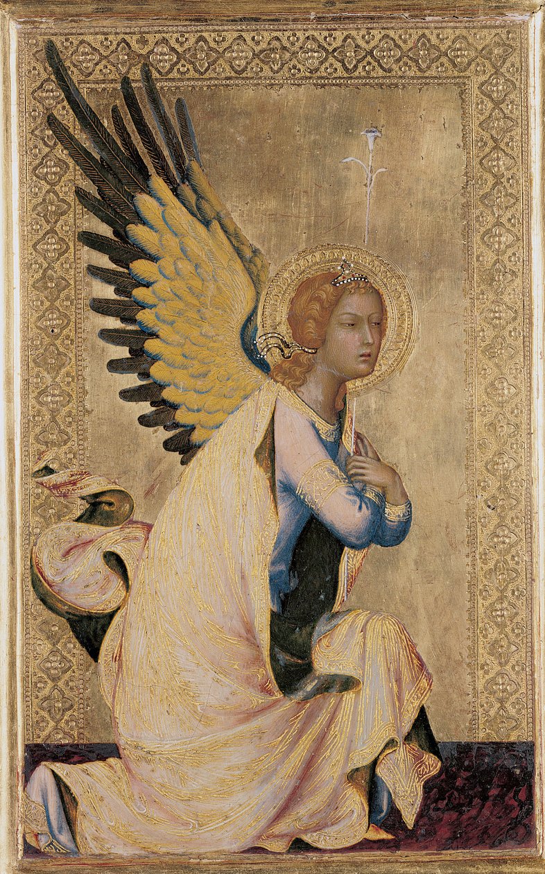 Gabriel, Orsini-polyptyykistä (tempera paneelissa) (katso myös 471173-5) tekijältä Simone Martini