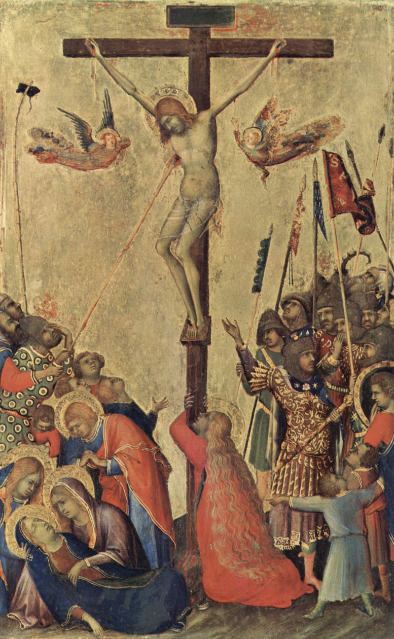 Orsinin polyptyykki: Ristiinnaulitseminen tekijältä Simone Martini