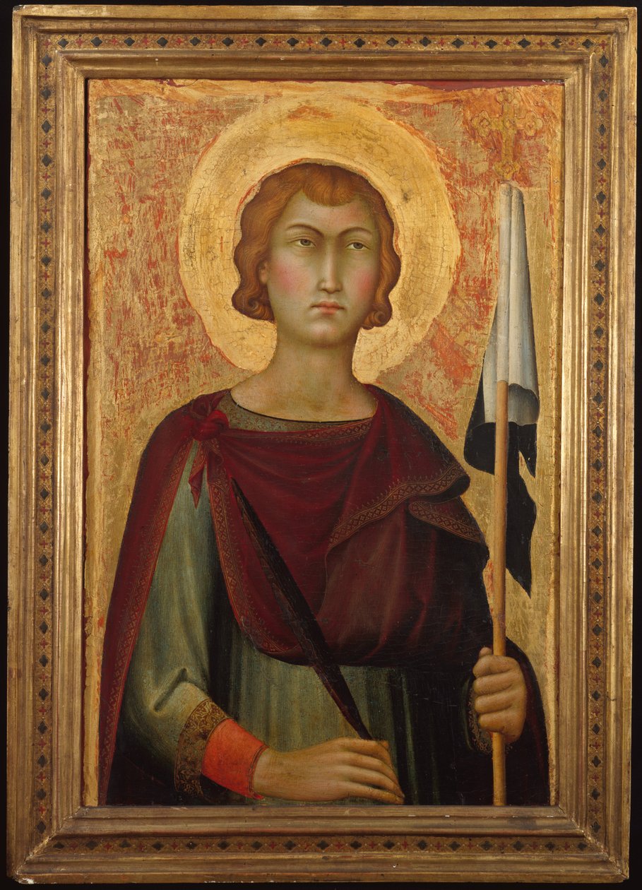 Saint Ansanus, n. 1326. tekijältä Simone Martini