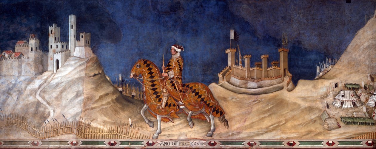 Guidoriccio da Fogliano, 1328 tekijältä Simone Martini di