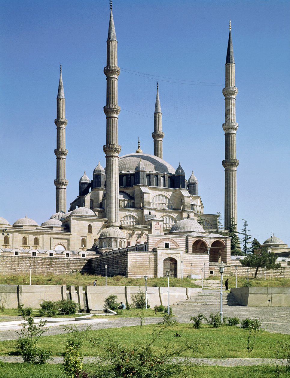 Näkymä moskeijasta, ottomaanien, rakennettu n. 1569-75 tekijältä Sinan